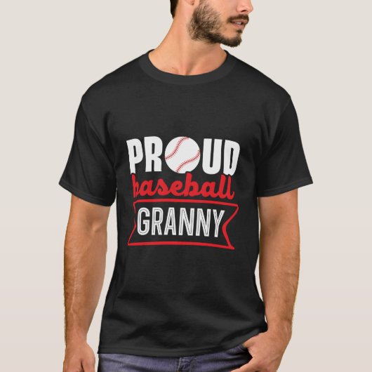 Baseball Granny Grandma Großmutter Baseball Playa T-Shirt (Vorderseite)