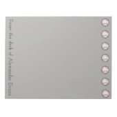 Baseball-Grenze Notizblock (Vorderseite)