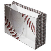 Baseball Große Geschenktüte (Vorderseite Schrägansicht)