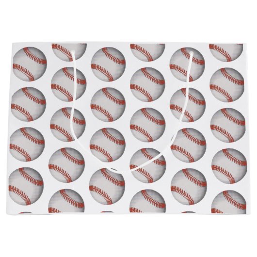 "Baseball"  Große Geschenktüte (Vorderseite)