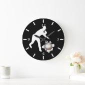 Baseball Große Wanduhr (Zuhause)