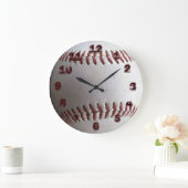 BASEBALL GROßE WANDUHR (Zuhause)