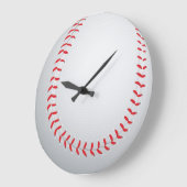 Baseball Große Wanduhr (Winkel)