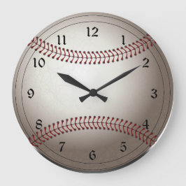 Baseball Große Wanduhr