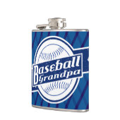 Baseball Großpa Stainless Steel Hip Flask Flachmann (Links)