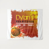 BASEBALL GRUNGE Foto-Op Background Party Banner Wandteppich (Vorderseite (Horizontal))