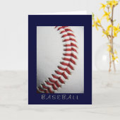 Baseball-Gruß-Karte Karte (Gelbe Blume)