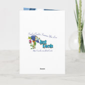 Baseball-Grüße der Saison Feiertagskarte (Rückseite)