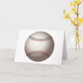 Baseball-Grußkarte Karte (Gelbe Blume)