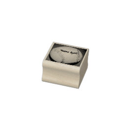 Baseball Gummistempel