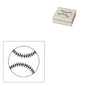 Baseball Gummistempel (Stempel)