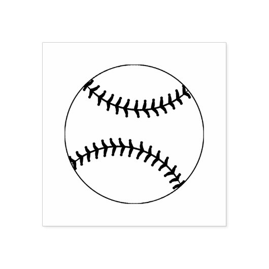 Baseball Gummistempel (Prägung)