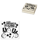 Baseball Gummistempel (Stempel)