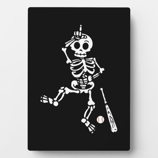 Baseball Halloween-Baseball Fotoplatte (Vorderseite)