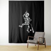 Baseball Halloween-Baseball Wandteppich (Beispiel)