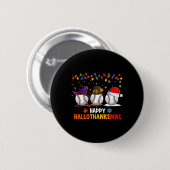 Baseball Halloween Erntedank Weihnachtsfeiertag Button (Vorne & Hinten)