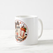 Baseball-Halloween-Patchwork Kaffeetasse (VorderseiteRechts)