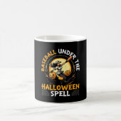 Baseball-Halloween-Streich oder Streusel-Baseballs Kaffeetasse (Mittel)