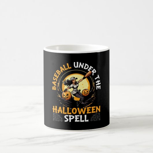 Baseball Halloween Trick oder Treatment Baseball-S Kaffeetasse (Mittel)