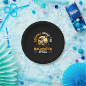 Baseball Halloween Trick oder Treatment Baseball-S Pappteller (Party)