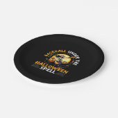 Baseball Halloween Trick oder Treatment Baseball-S Pappteller (Schrägansicht)