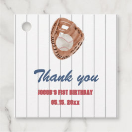 Baseball-Handschuh-Tag Geschenkanhänger