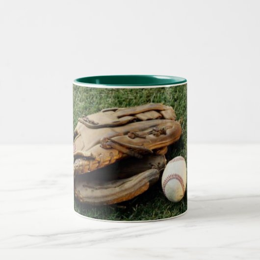 Baseball & Handschuh Tasse (Mittel)