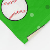 Baseball - Handschuhe, Bälle & Schläger nahtloses Fleecedecke (Ecke)