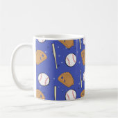 Baseball - Handschuhe, Bälle und Fledermäuse mit b Kaffeetasse (Links)