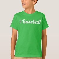 Baseball Hashtag Jugend-Fan muss haben
