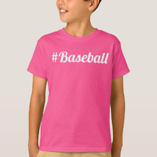 Baseball Hashtag Jugend-Fan muss haben T-Shirt
