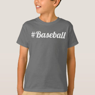 Baseball-Hashtag Jugend-Fan-Muss-Haben T-Shirt