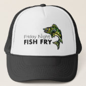 Baseball Hat - Freitagabend Fisch Fisch Truckerkappe (Vorderseite)