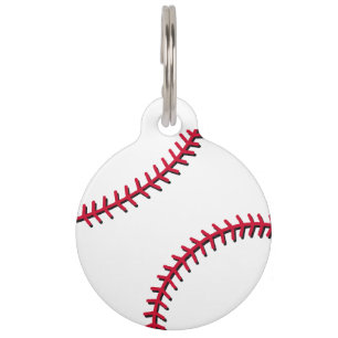 Baseball Haustiermarke