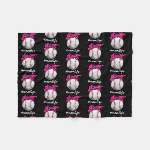 Baseball Headband Mama Leben Mütter Tag Geschenke  Fleecedecke