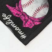 Baseball Headband Mama Leben Mütter Tag Geschenke  Fleecedecke (Ecke)