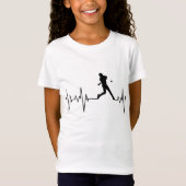 Baseball Heartbeat Kid T - Shirt (Vorderseite)