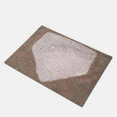 Baseball-Heimplate Fußmatte (Schrägansicht)