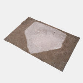 Baseball-Heimplate Fußmatte (Schrägansicht)