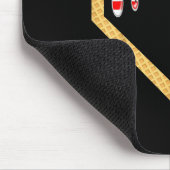 Baseball-Heimplatte-Drip-Jungs-Eiscreme-Us-Flagge Mousepad (Ecke)