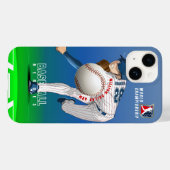 Baseball-Held mit Million Dollar Arm | Case-Mate iPhone Hülle (Rückseite (Horizontal))