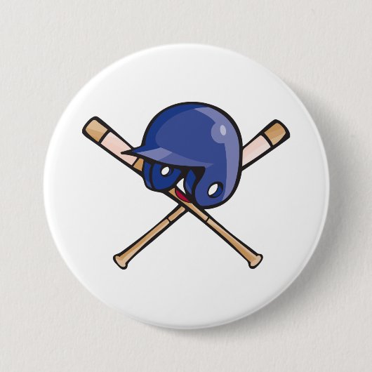 Baseball Helm und Fleet Sports Button (Vorderseite)