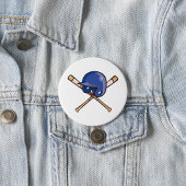 Baseball Helm und Fleet Sports Button