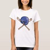 Baseball Helm und Fleet Sports T-Shirt (Vorderseite)