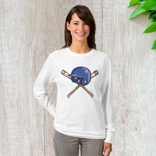 Baseball Helm und Fleet Sports T-Shirt