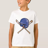 Baseball Helm und Fleet Sports T-Shirt (Vorderseite)