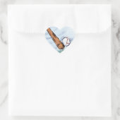 BASEBALL Herz-Aufkleber (Tasche)