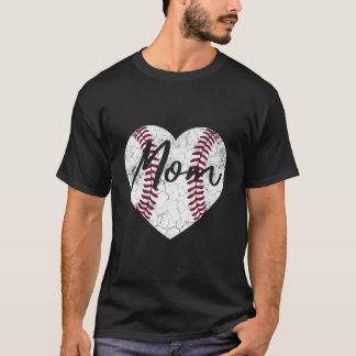 Baseball Hey Mama Softball Muttertag T-Shirt