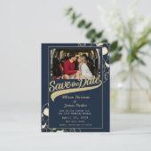 Baseball-Hochzeit speichern Sie das Datum Save The Date (Stehend Vorderseite)