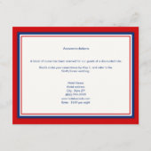 Baseball Hochzeitskarten Begleitkarte (Vorderseite)